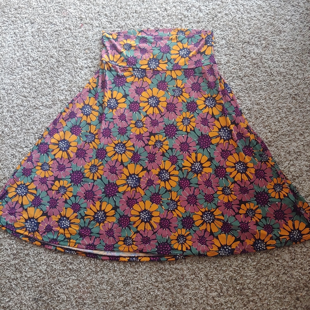 2 for $30 Lularoe Floral Azure Skirt